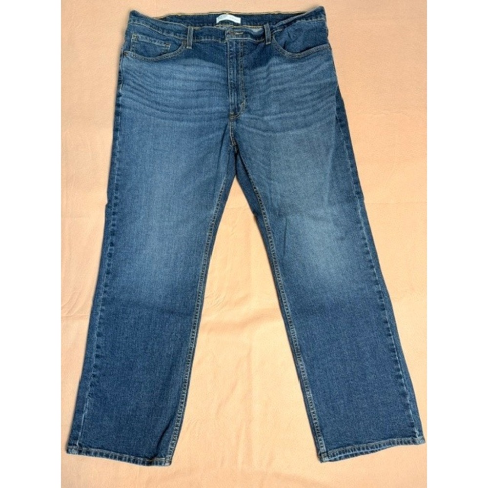 Levi Strauss Signature Gold Relaxed Straight Jeans Men's 40x30 Blue